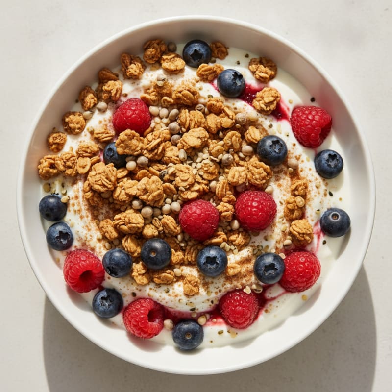 Granola Yogurt Berry Parfait