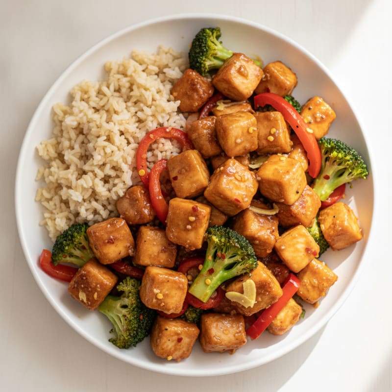 Clean General Tso's Chicken Stir-Fry