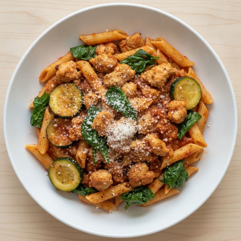 Turkey and Protein Pasta Bowl