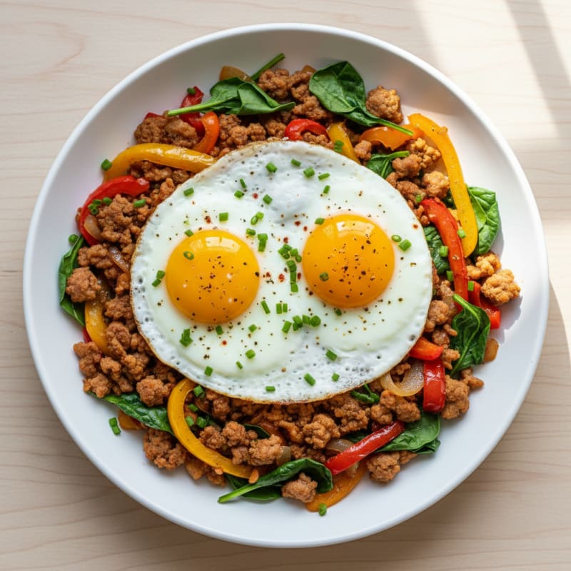 Hearty Grand Slam Breakfast Skillet