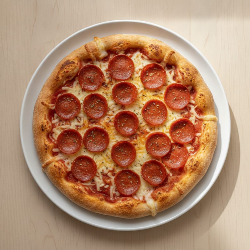 Classic Pepperoni Stuffed Crust Pizza