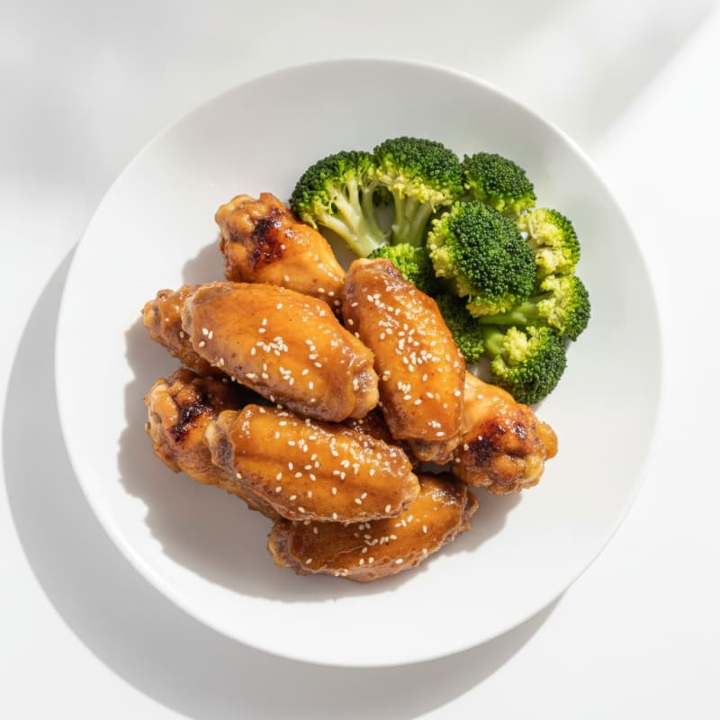 Honey-Garlic Glazed Chicken Wings