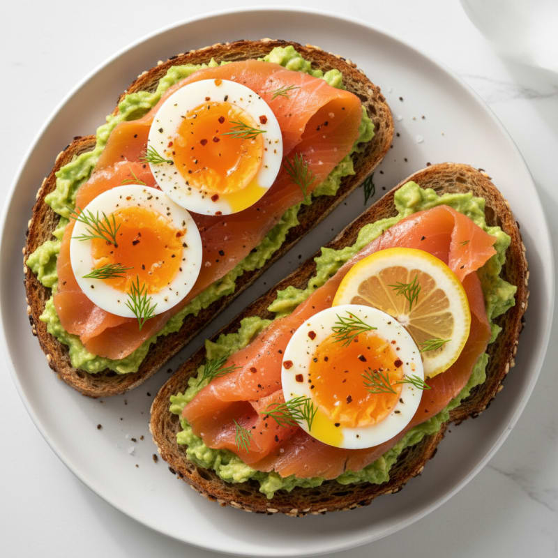Avocado Toast with Jammy Egg