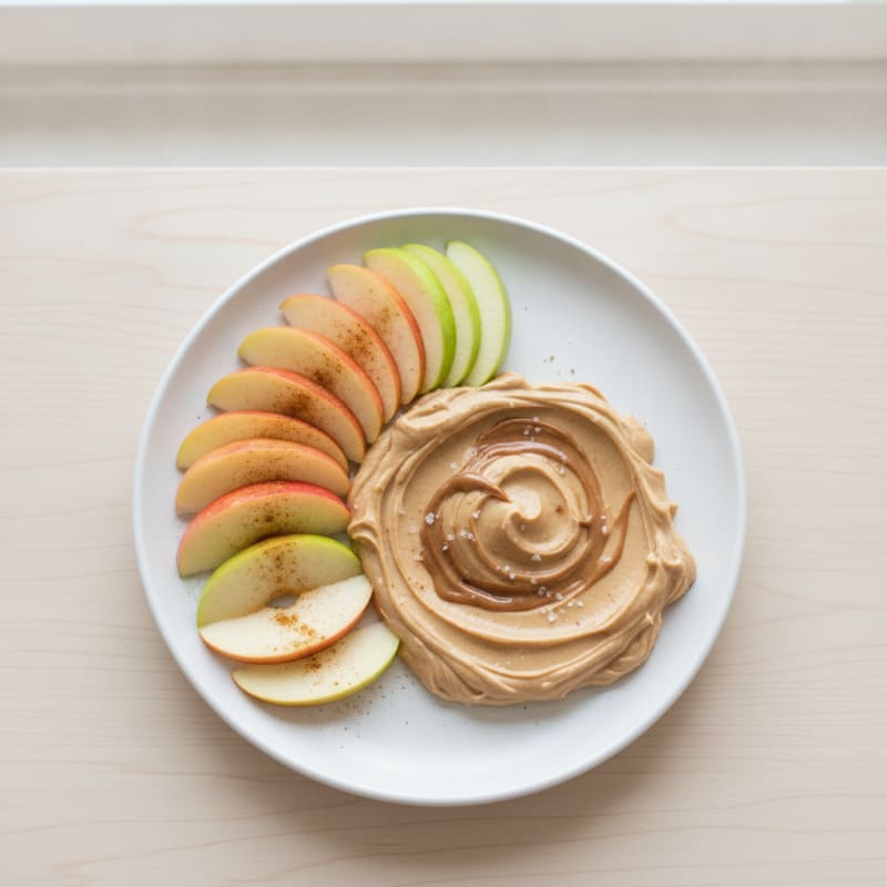 Apple Slices with Almond Butter Dip
