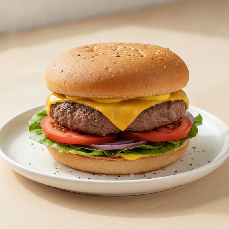 Clean Lean Cheeseburger