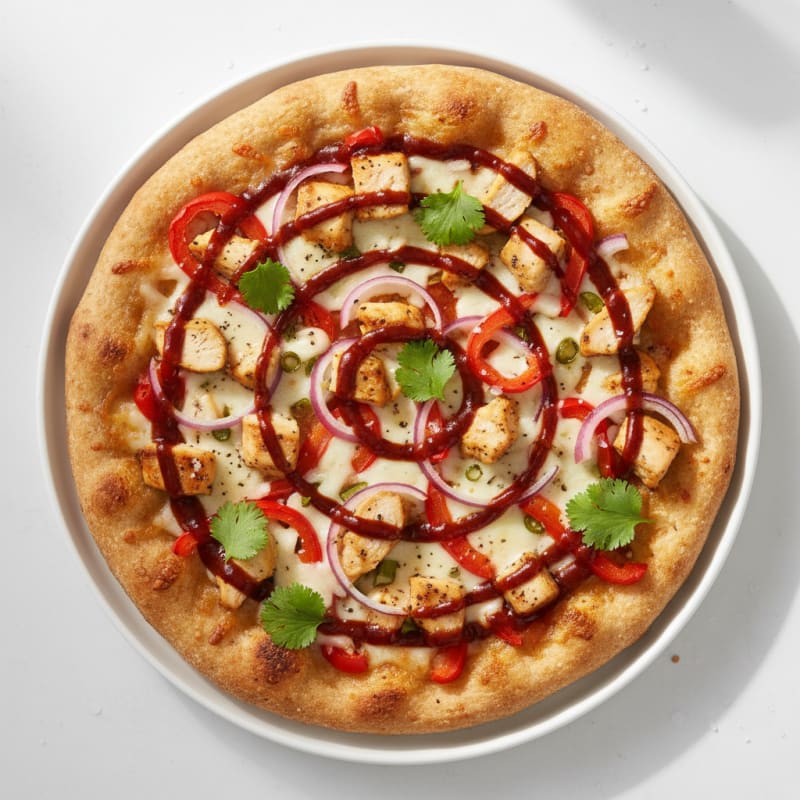 Crispy BBQ Chicken Flatbread Pizza