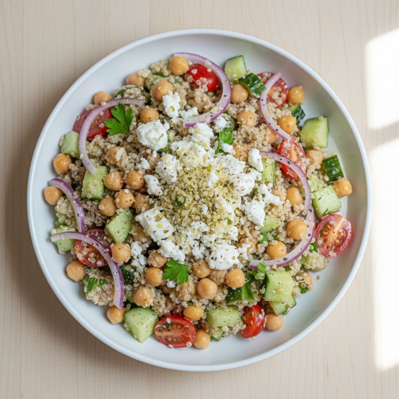 Mediterranean Quinoa Salad with Feta