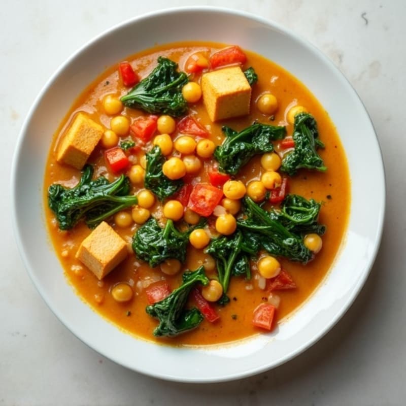 Hearty Chickpea and Spinach Curry