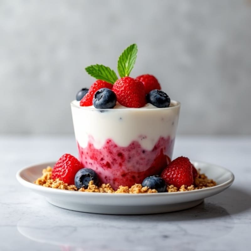 Creamy Greek Yogurt Berry Parfait