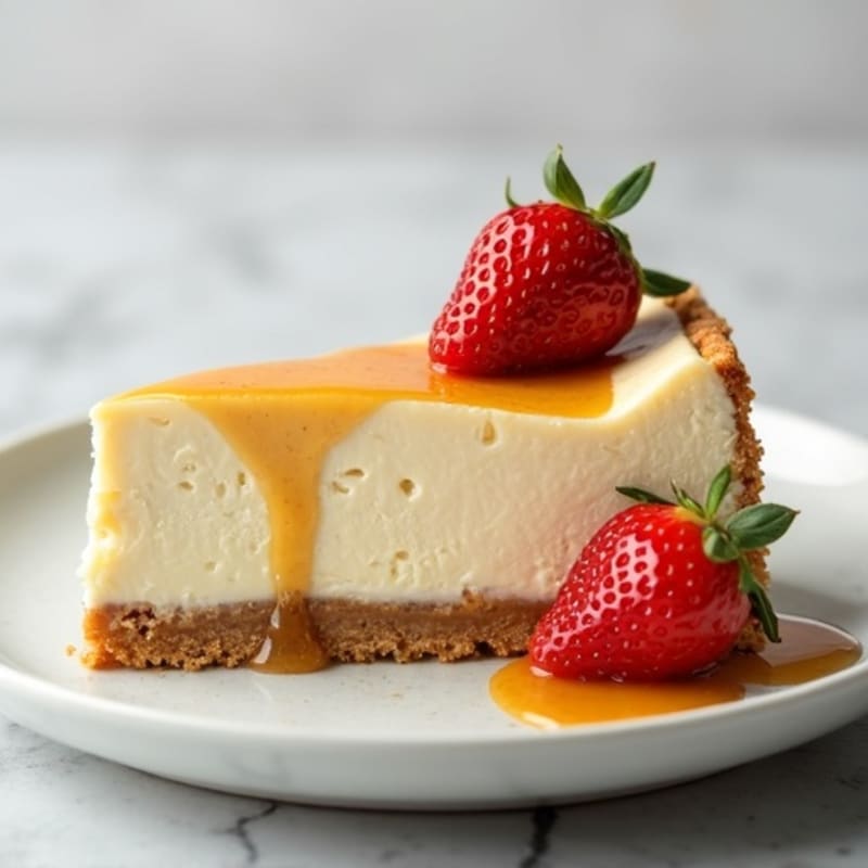Lactose Free Greek Yogurt Protein Cheesecake