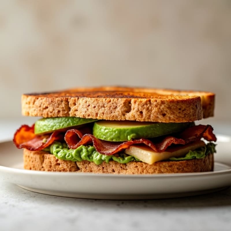 Crispy Turkey Bacon Avocado Sandwich