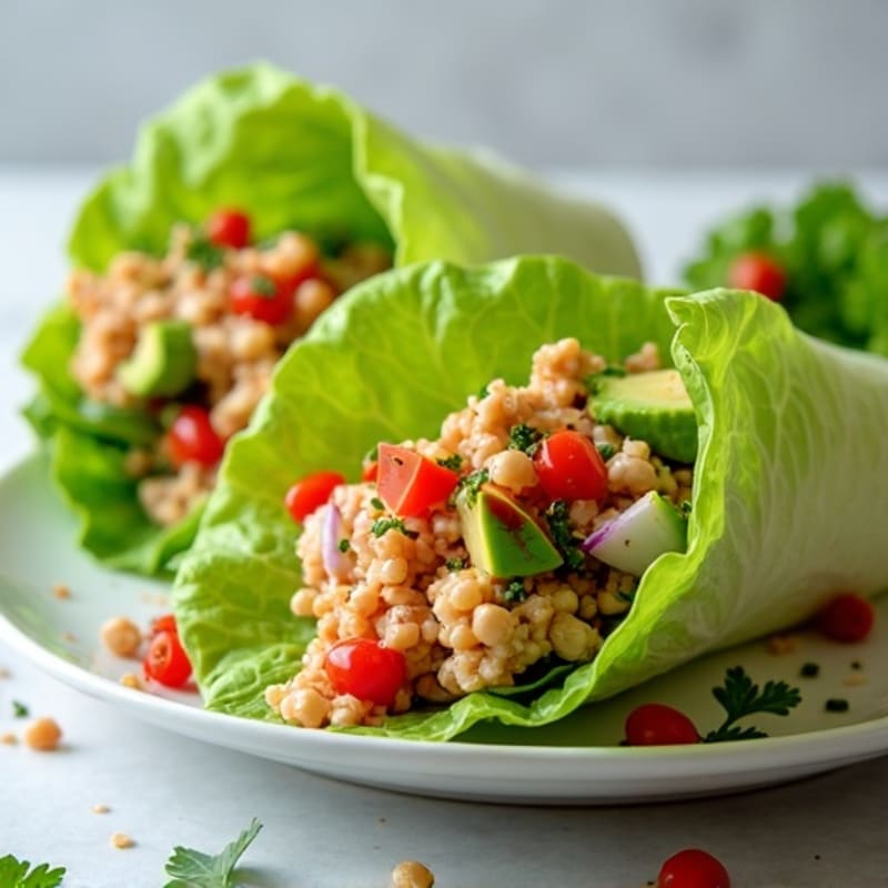 Spicy Tuna Lettuce Wraps