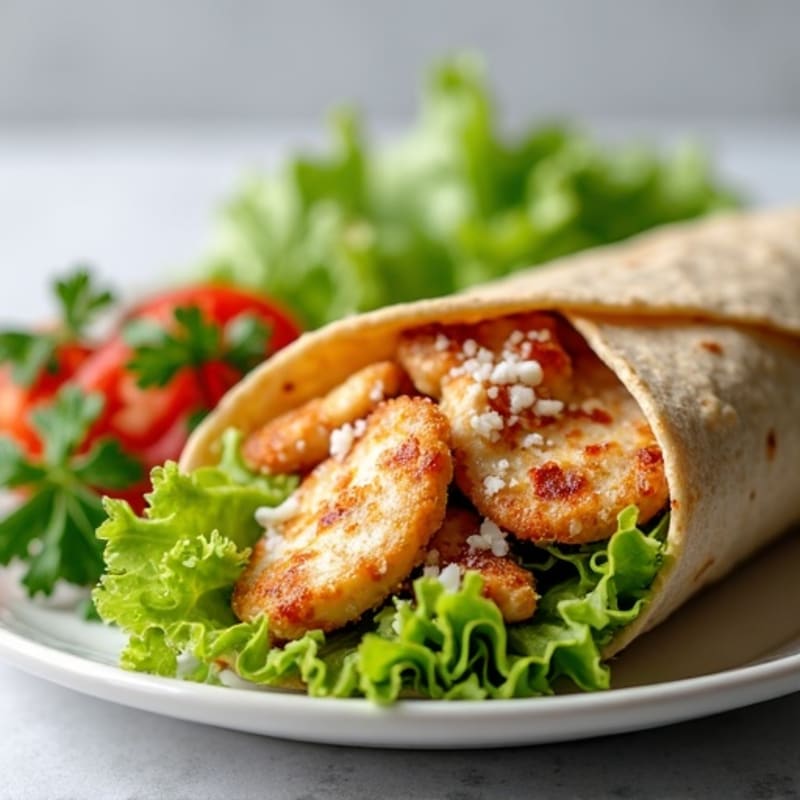 Crispy Chicken Caesar Wrap