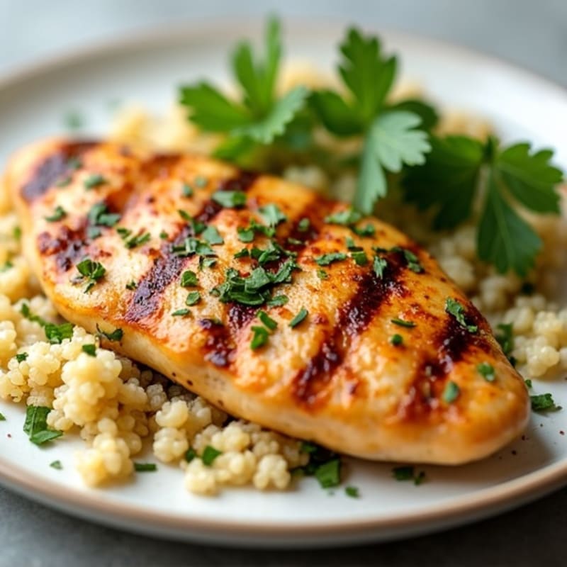 Lemon-Herb Grilled Chicken with Quinoa