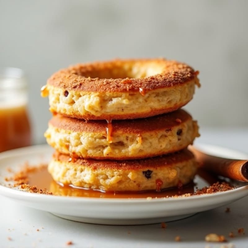 Protein-Packed Baked Maple Cinnamon Breakfast Rings