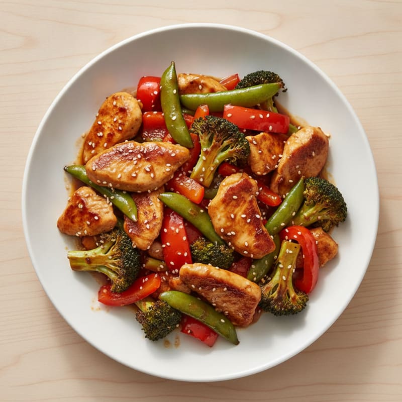 Teriyaki Chicken with Roasted Vegetables