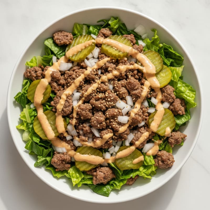 Big Mac Inspired Protein Power Bowl
