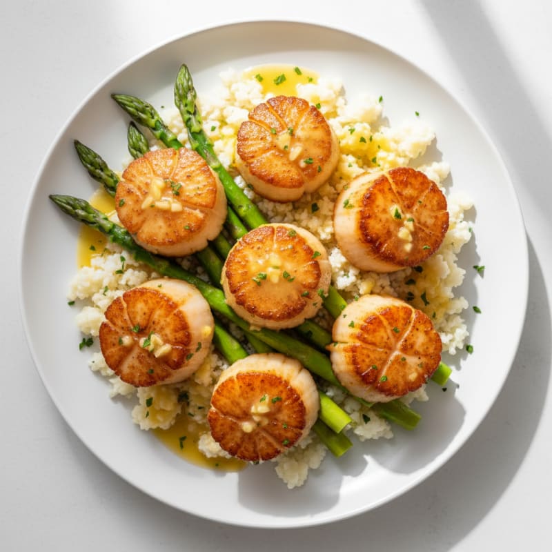 Pan-Seared Scallops with Zesty Lemon Sauce