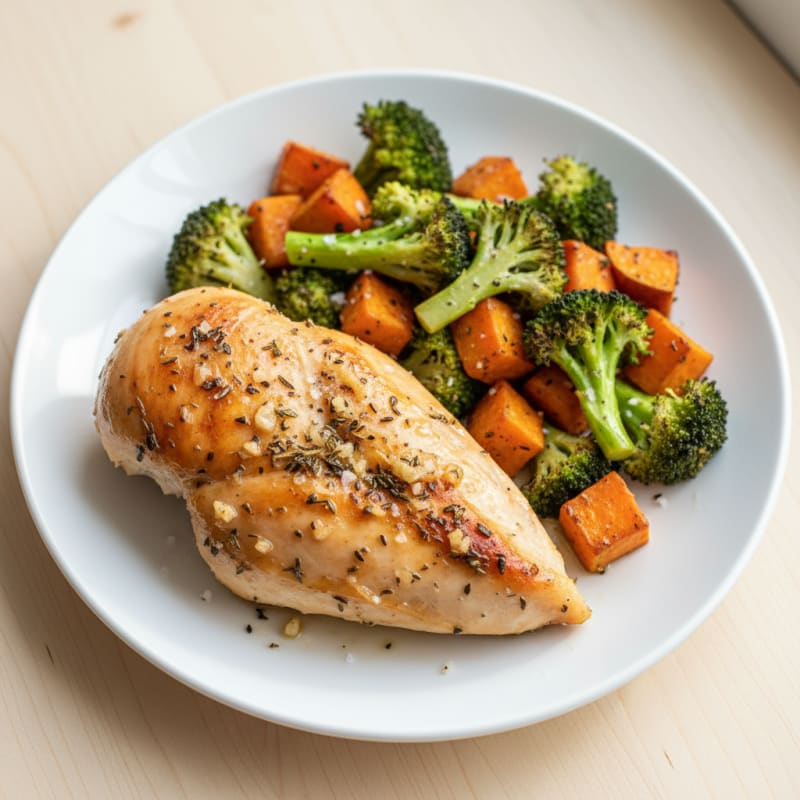 Garlic Herb Roasted Chicken Breast