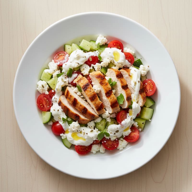 Creamy Feta and Zesty Tomato Salad