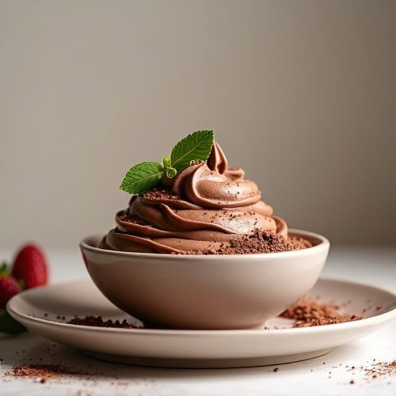 Silky Dark Chocolate Protein Mousse