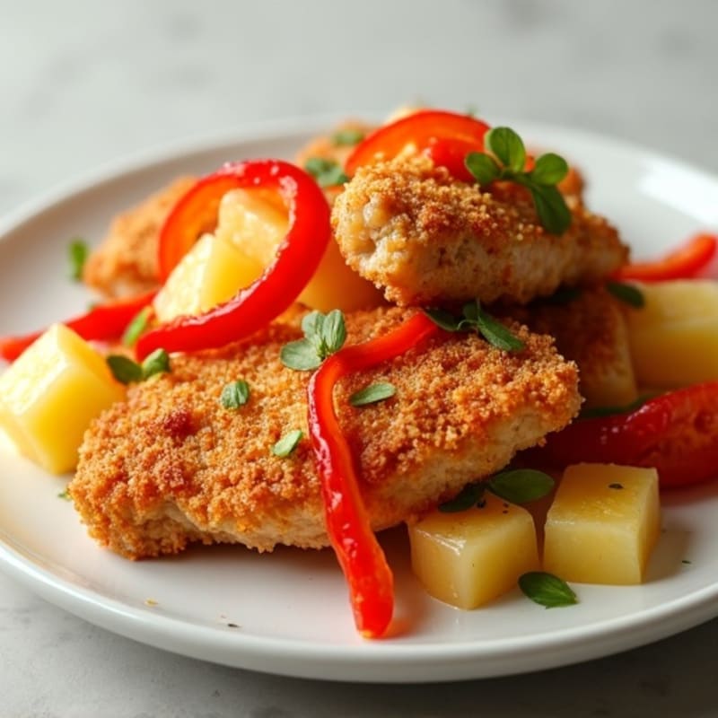 Crispy Baked Sweet and Sour Chicken