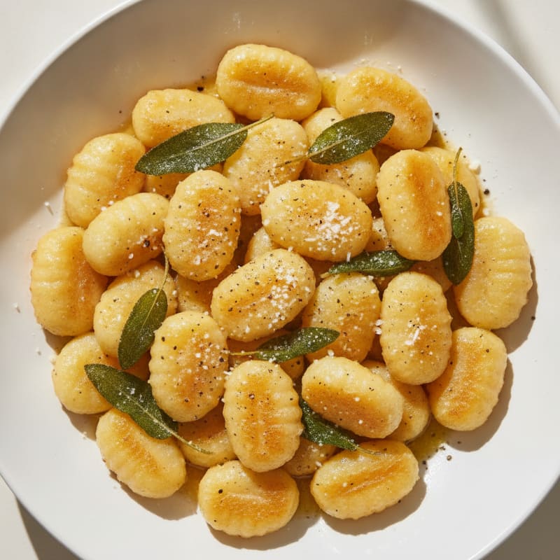 Ricotta Gnocchi with Sage Butter Sauce
