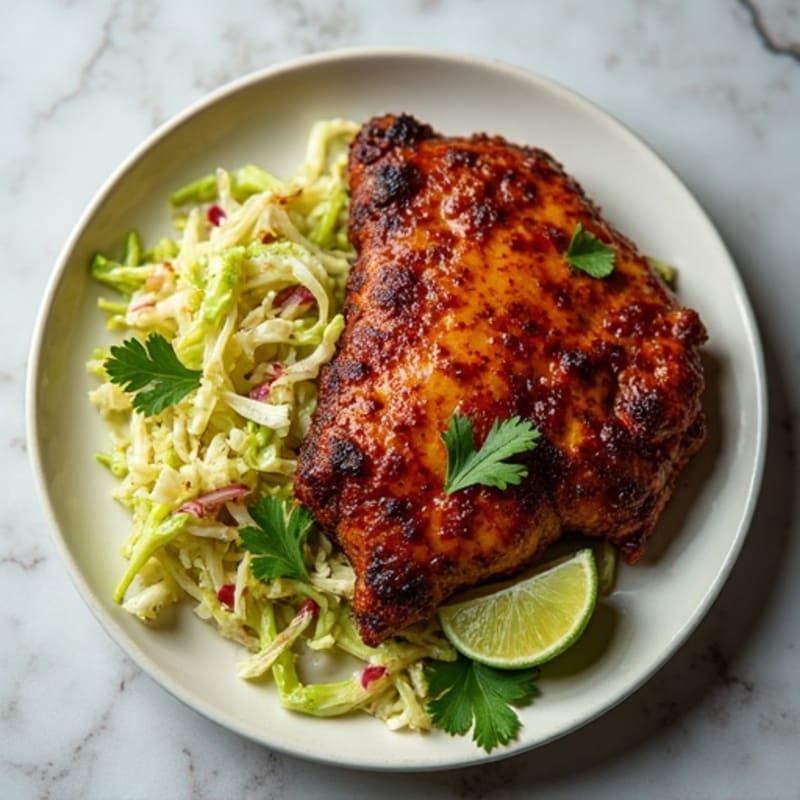 Crispy Slow-Cooked Pork Carnitas with Fresh Lime Cabbage Slaw