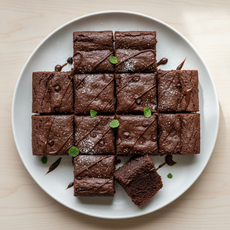 Fudgy Chocolate Brownie Squares