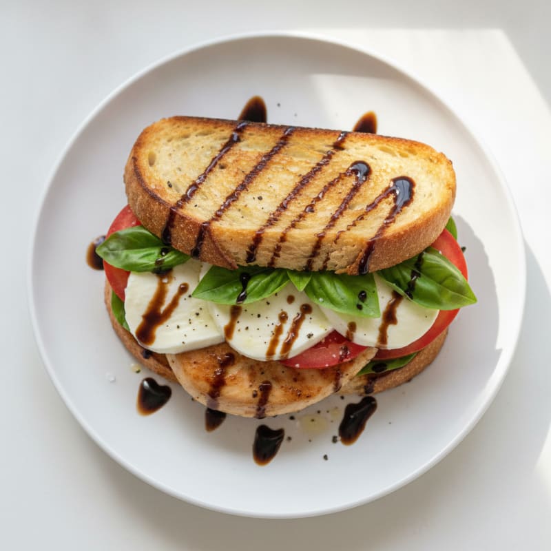 Grilled Caprese Chicken Sandwich