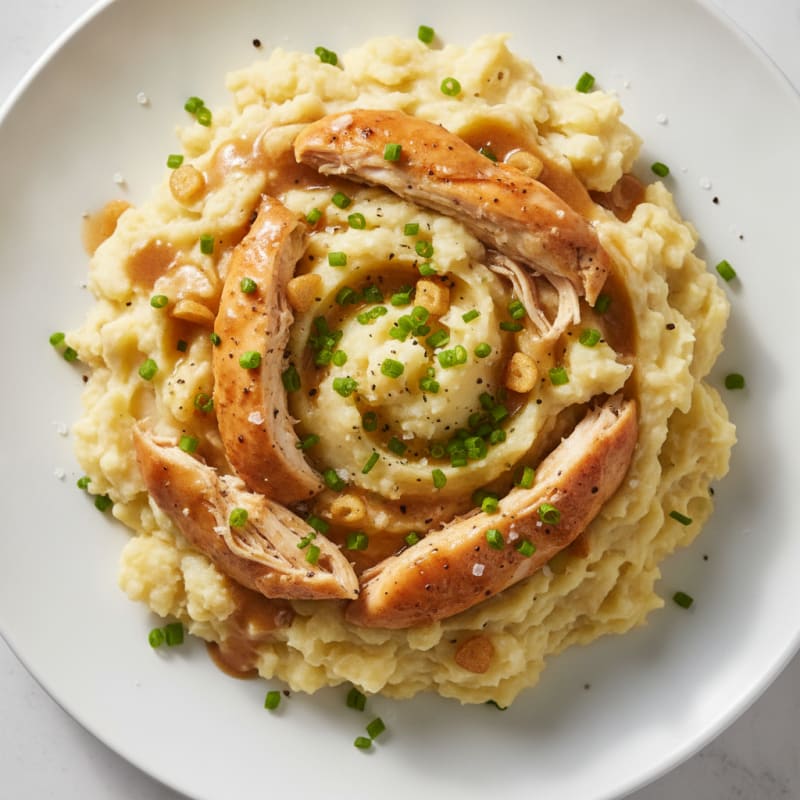Buttery Garlic Mashed Potatoes