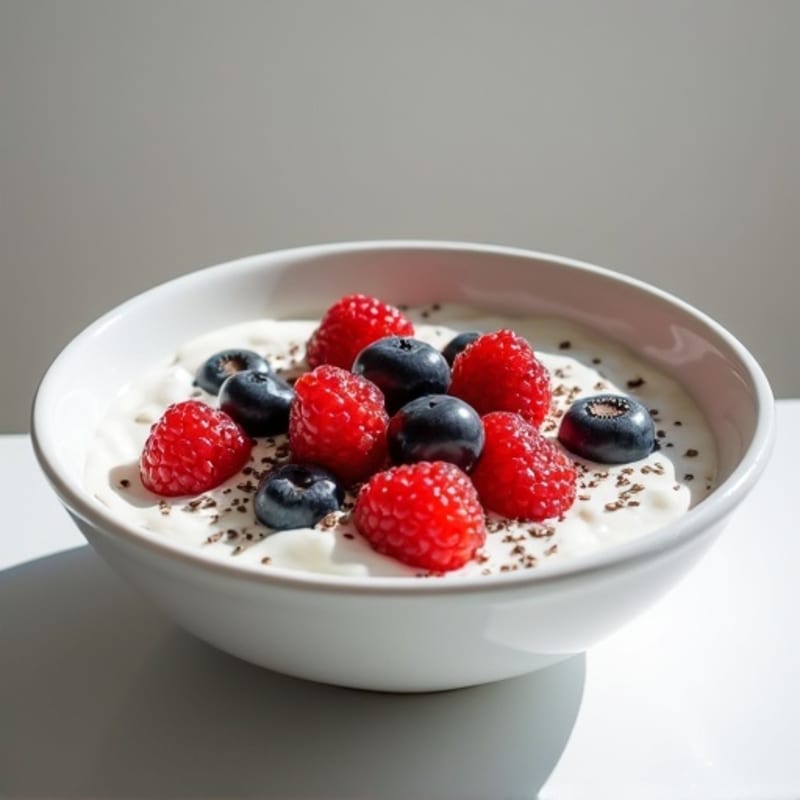 Creamy Greek Yogurt Protein Bowl with Fresh Berries