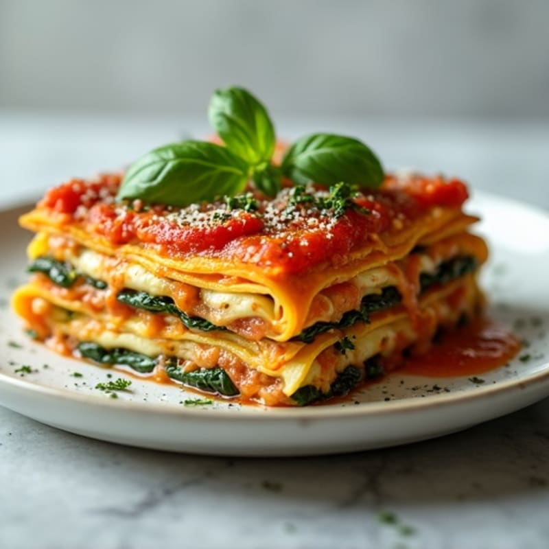 Healthy Layered Veggie Lasagna