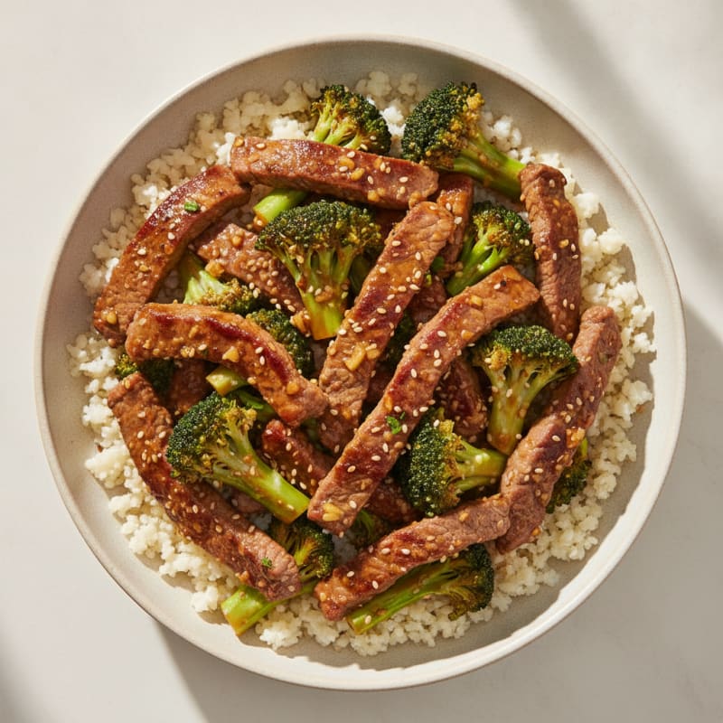 Sesame Beef & Broccoli Stir-Fry
