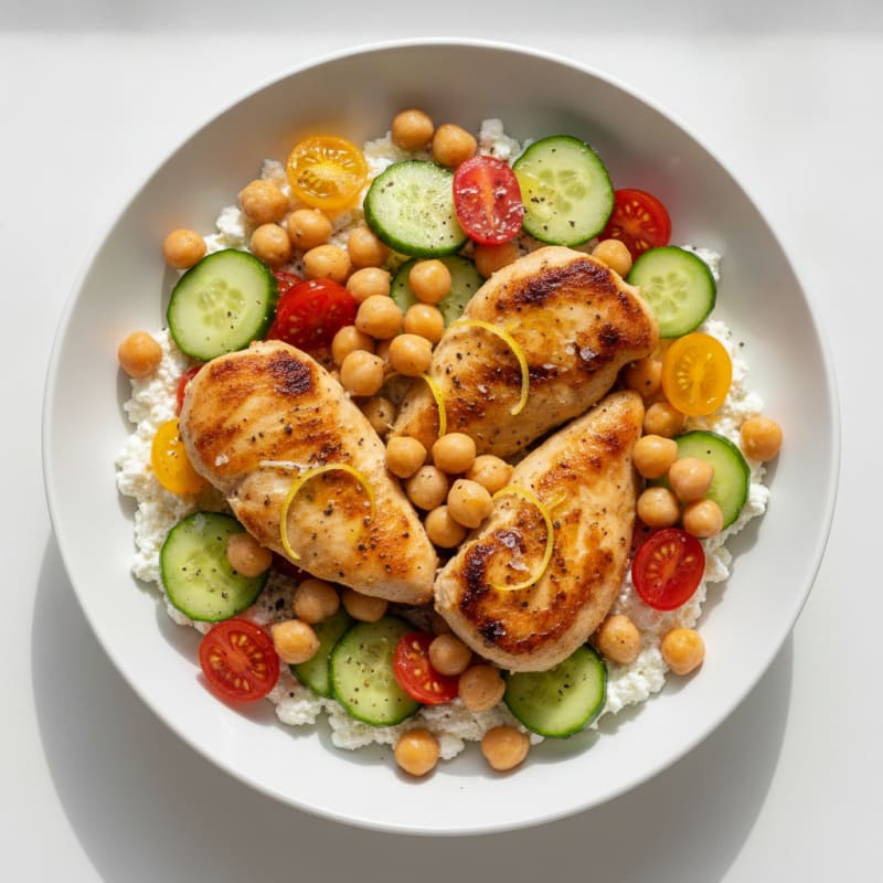 Cottage Cheese Savory Dinner Bowl