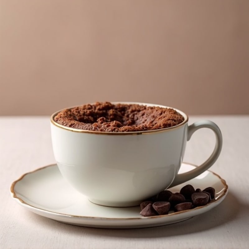 Healthy Chocolate Protein Mug Cake