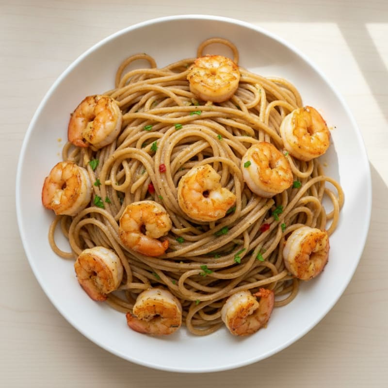 Garlic Butter Shrimp Scampi Pasta