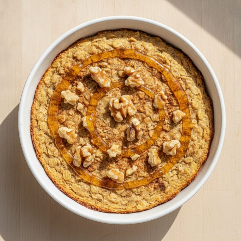 Baked Honey-Nut Oatmeal Bowl