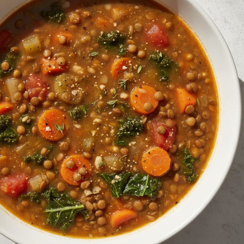 Hearty Lentil and Vegetable Stew