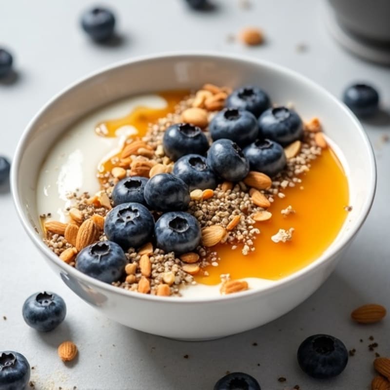 Creamy Greek Yogurt Power Bowl with Honey-Almond Crunch