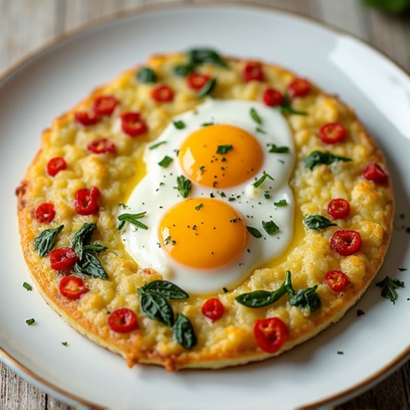 Fluffy Baked Egg and Veggie Frittata