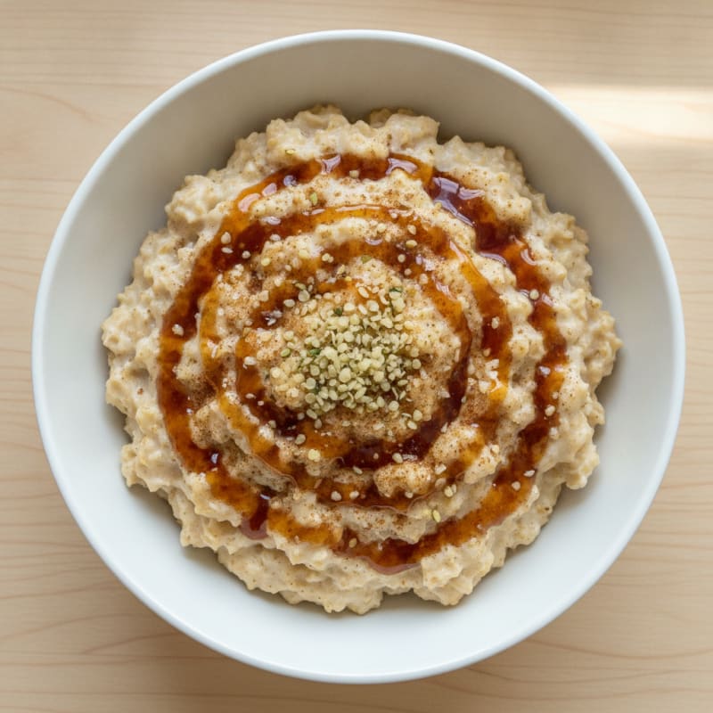 High-Protein Maple Brown Sugar Oatmeal