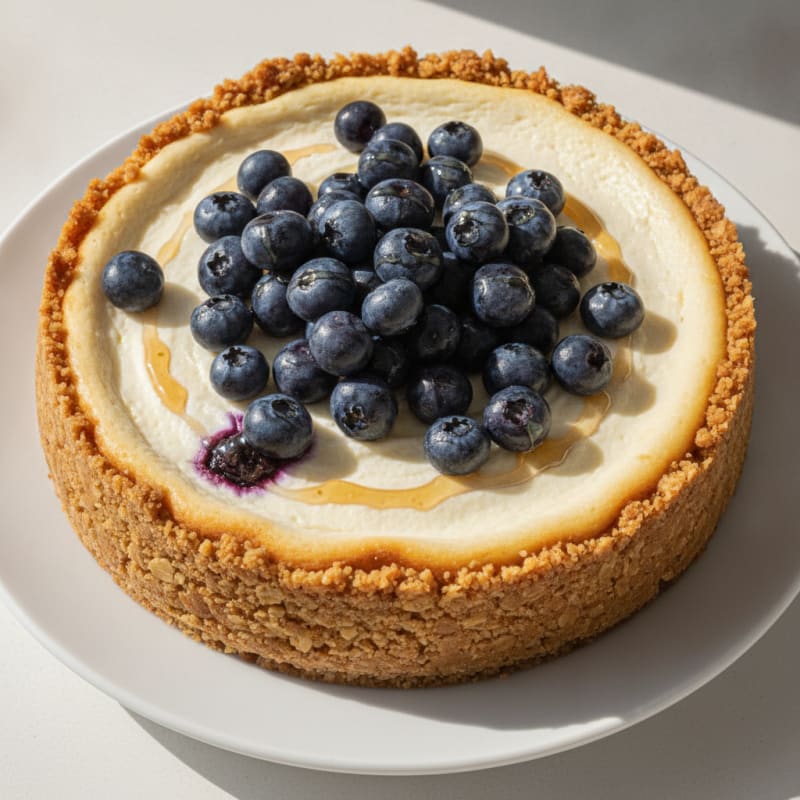 Creamy Greek Yogurt Protein Cheesecake