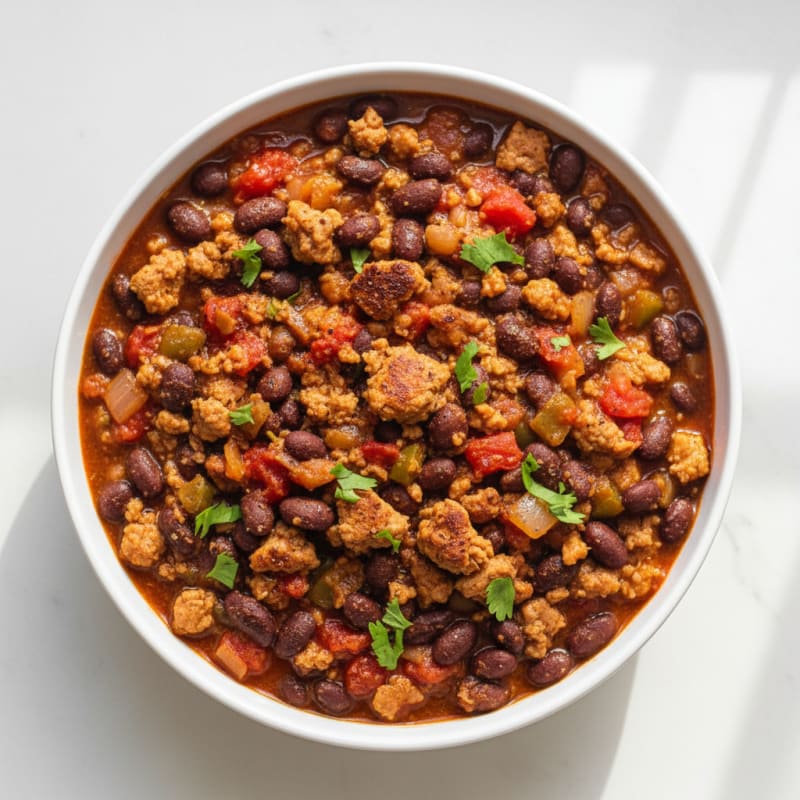Turkey and Black Bean Chili