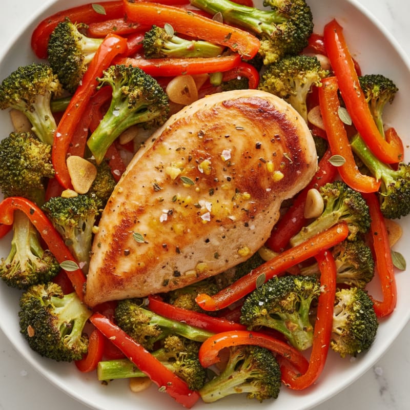 Lemon Herb Chicken and Roasted Vegetables