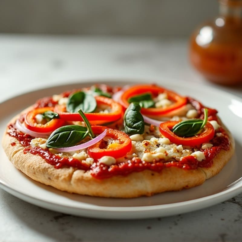 Healthy High-Protein BBQ Chicken Pizza