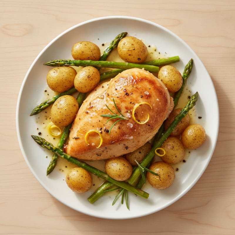 One-Pan Lemon Herb Roasted Chicken