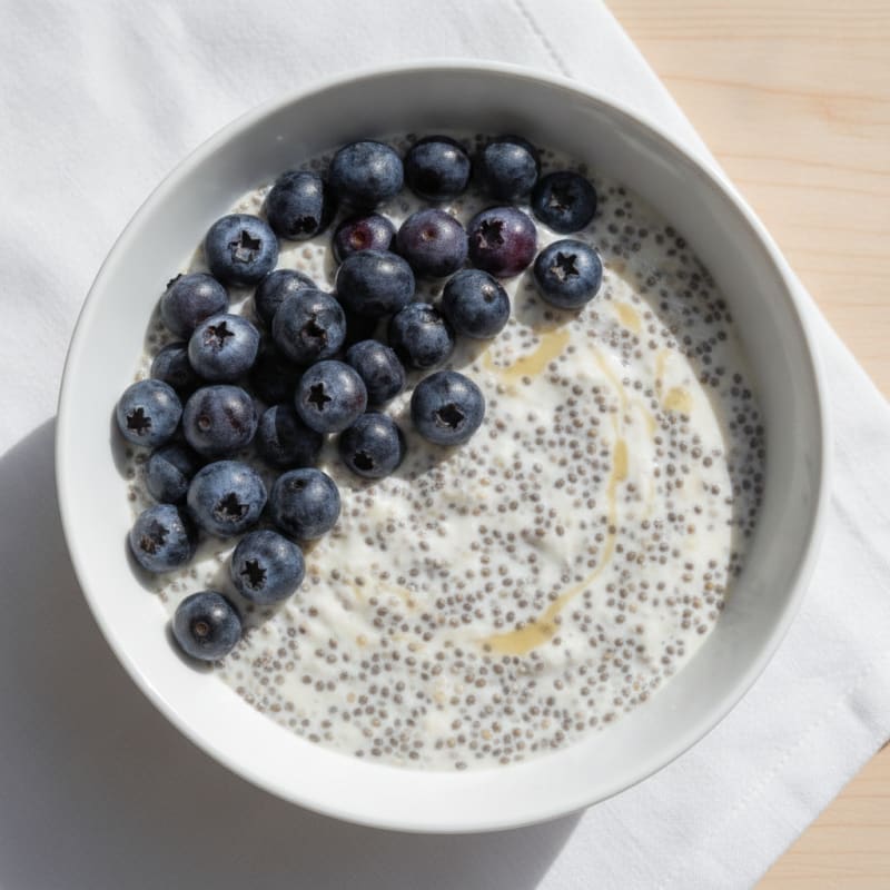 Blueberry Chia Seed Pudding