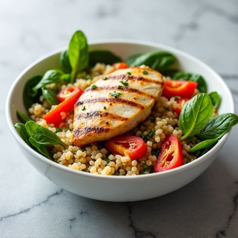Protein-Packed Quinoa Bowl with Grilled Chicken