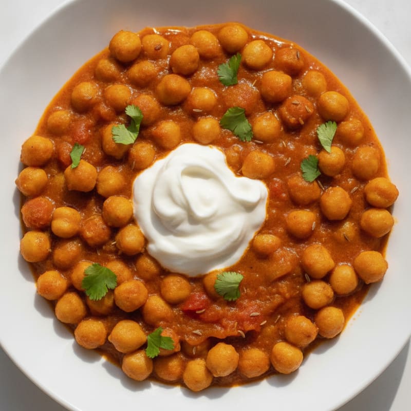 Hearty Chickpea and Tomato Curry